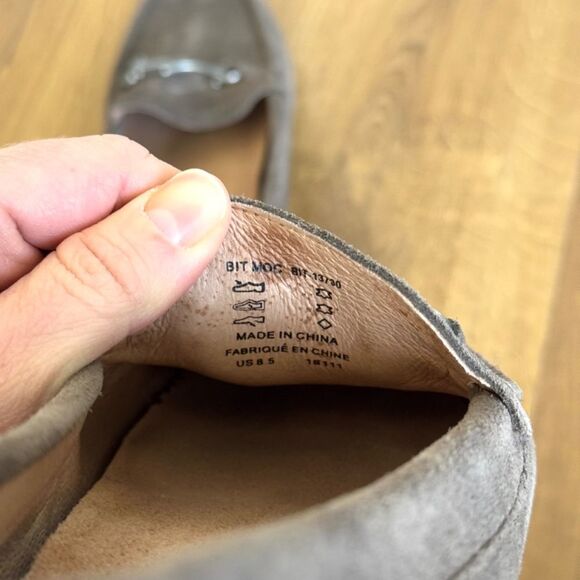 Taos Footwear "Bit Moc" Suede Leather Loafer - Brown | Size 8.5 - Picture 10 of 10